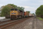 EMD's from UP and CN lead 18A east